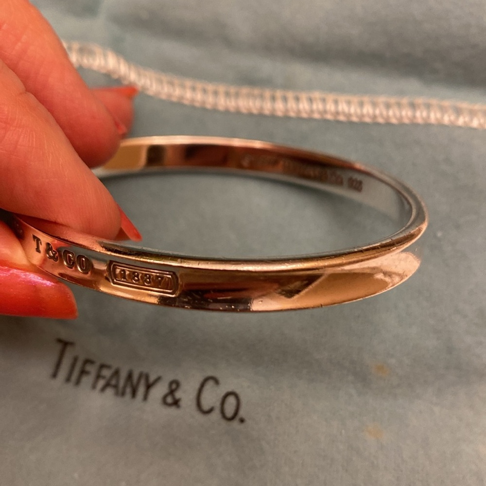 Tiffany sterling bangle bracelet - Picture 13 of 16